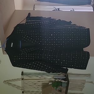 Black studded Blazer dress